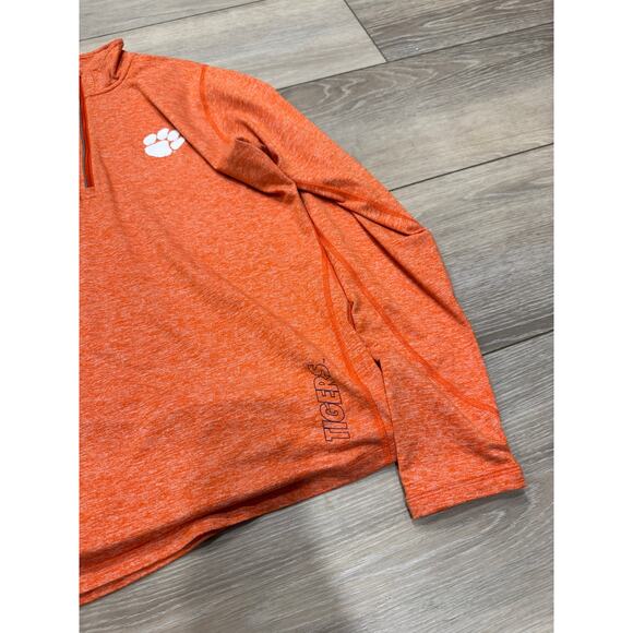 Orange Nike Clemson Dri Fit 1/4 zip size XL - Picture 2 of 4